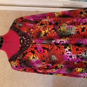 Dressbarn Vibrant Blouse Top sz 18 20